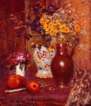 Georges Lemmen : Flowers and Apples